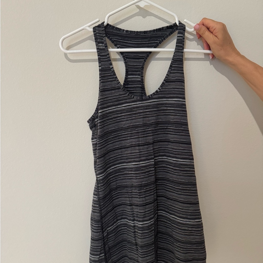 Lululemon Athletica Black and Gray Love Tank Top